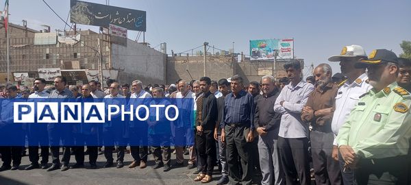 گرامیداشت شهادت سید‌حسن‌نصرالله در شهرستان بم 