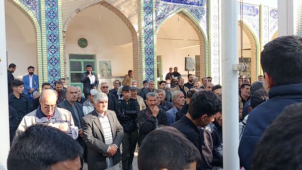 مراسم تشییع پیکر جانباز شهید علی فتح آبادی