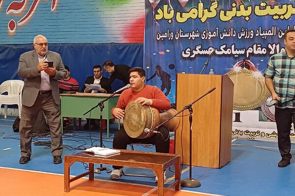 مراسم اختتامیه اولین المپیاد ورزش دانش‌آموزی شهرستان ورامین 