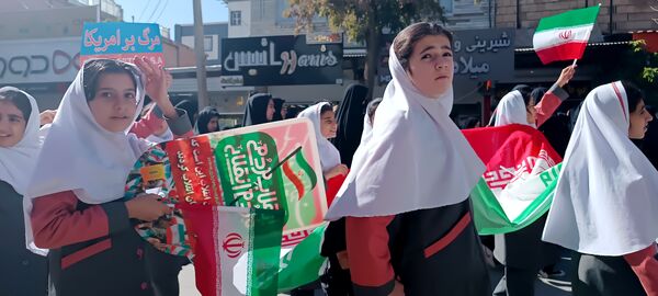 صدای وحدت دانش‌آموزان فارسان در روز ۱۳ آبان 
