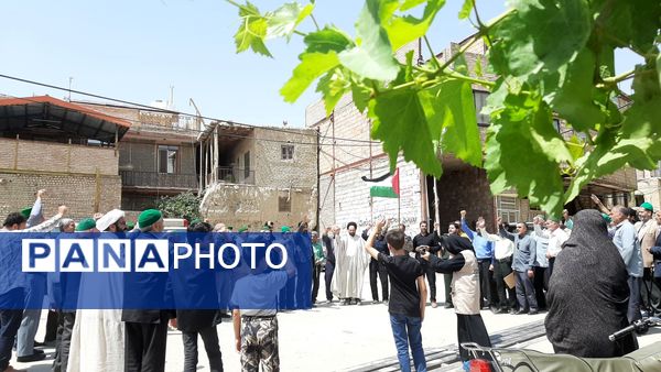 تجمع مردم شهر بار در پی محکومیت ترور شهید اسماعیل هنیه 