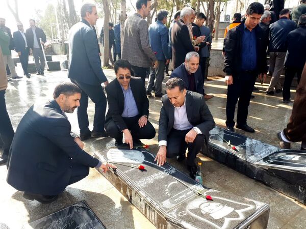 دیدار فرماندار شهرستان سملقان با رئیس بنیاد شهید به‌مناسبت گرامیداشت روز شهدا