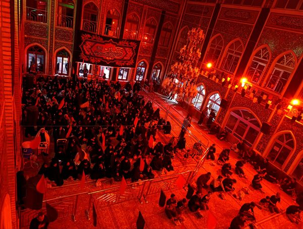 برگزاری مراسم شب سوم عزاداری اباعبدالله(ع) در تکیه ابوالفضلی نیشابور