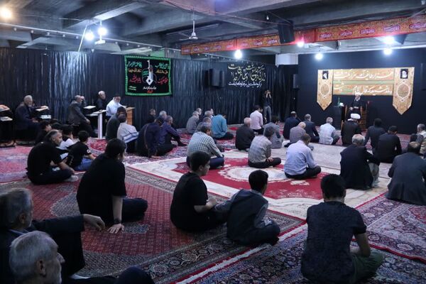عزاداری شهادت امام جعفر صادق (ع) در آبیک 