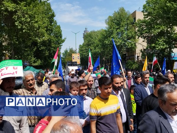 حمایت مردم شهریار از عملیات «وعده صادق»