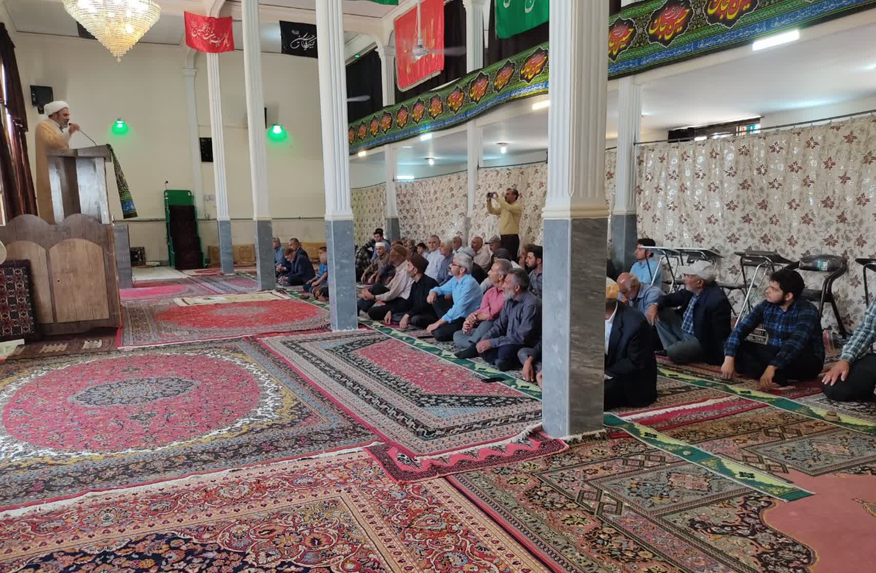 نماز جمعه در شهر تیتکانلو