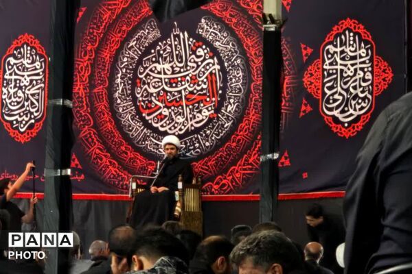 سوگ تاسوعا در آستان مقدس امامزاده سید عبداللهِ بلیان