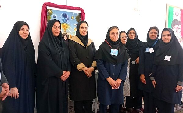 افتتاحیه جشنواره خوارزمی در دبیرستان فیاض شهرستان کاشمر