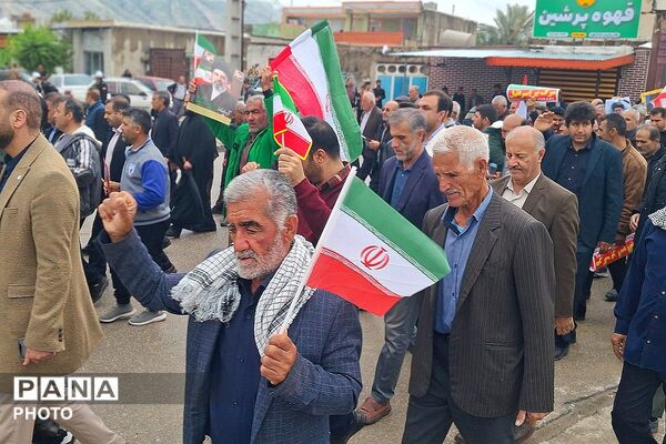 حماسه‌‌آفرینی باشتی‌ها در راهپیمایی روز قدس و تجدید بیعت با رهبری