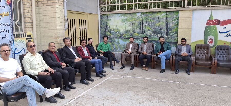 برگزاری المپیاد ورزشی دبیرستان شهیدرجایی یک شهرستان بجنورد 