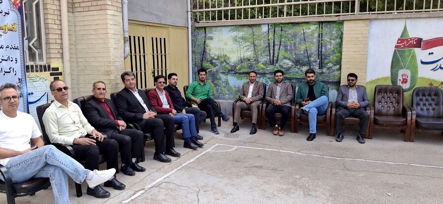 برگزاری المپیاد ورزشی دبیرستان شهیدرجایی یک شهرستان بجنورد 