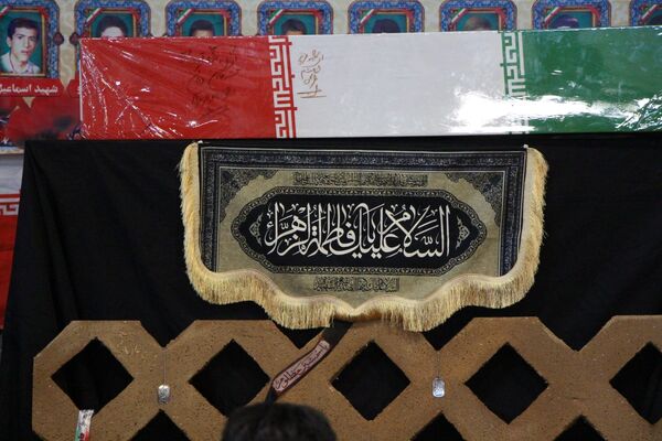یادواره شهدای دانش‌آموزی سامان در ایام فاطمیه 