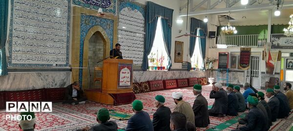  اقامه نماز عبادی سیاسی جمعه همزمان با سی و چهارمین روز شهادت قائد امت حضرت آیت الله خامنه‌ای 