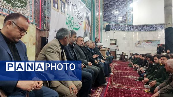 گرامیداشت شهدای‌خدمت در مسجد جامع شهرستان قروه