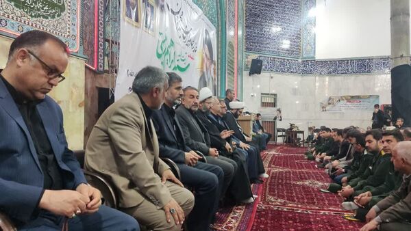 گرامیداشت شهدای‌خدمت در مسجد جامع شهرستان قروه
