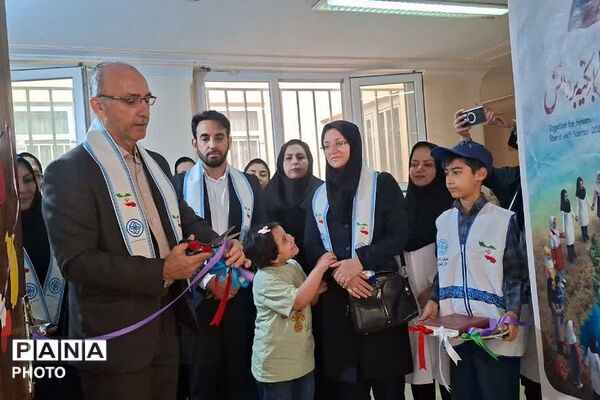 افتتاحیه اتاق بهداشت دبستان ایمان همزمان با هفته سلامت