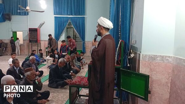 تحویل سالی معنوی در روستای نقاب خلیل آباد