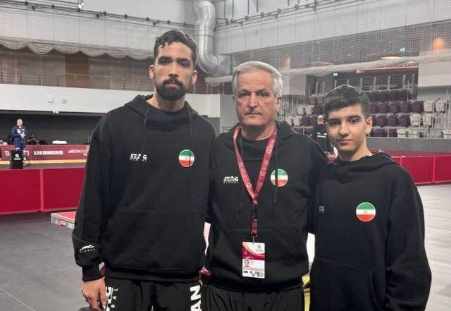 غلبه تیم دوبل تنیس‌روی‌میز ایران در قهرمانی جهان بر قزاقستان