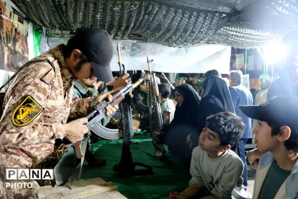  موکب نوجوانان مبارز در بلوار شهید قرنی مشهد