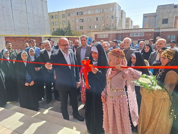 افتتاح 2 مدرسه جدید در شهرک وحدت نگارستان شهرستان فردیس 