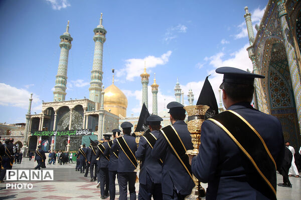 مراسم سالروز شهادت امام جواد(ع) در حرم بانوی کرامت