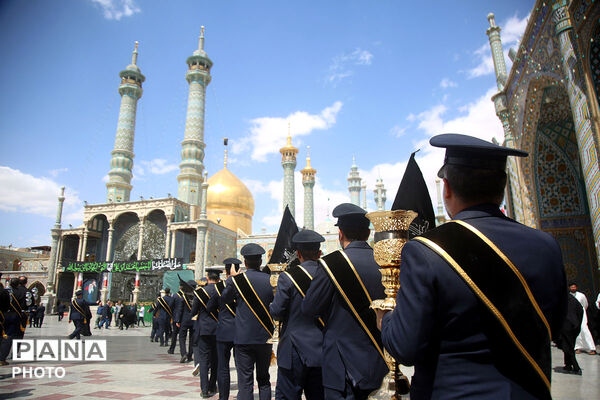 مراسم سالروز شهادت امام جواد(ع) در حرم بانوی کرامت