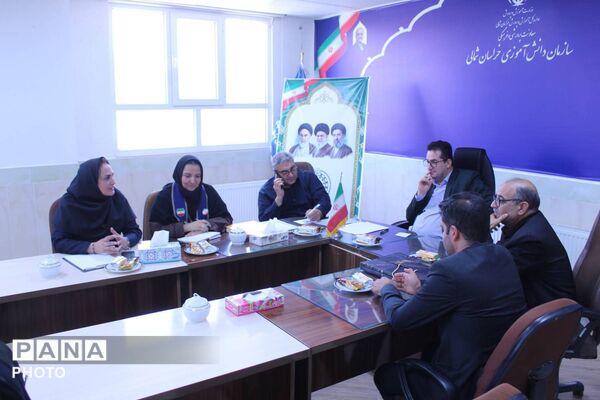 دیدار مدیرکل آموزش‌وپرورش خراسان شمالی با خبرنگاران دانش‌آموز پانا