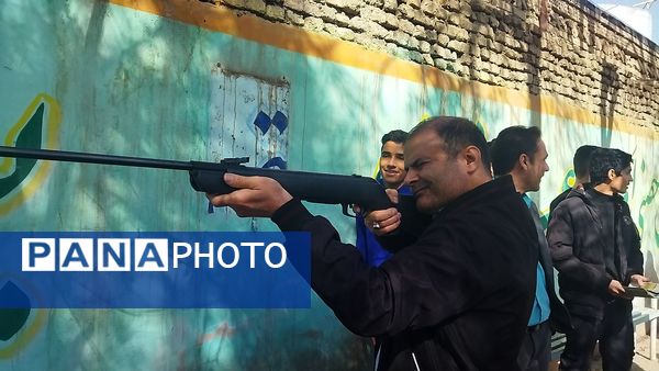 مسابقات تیراندازی یادواره شهدای امنیت دانش آموز نیشابوری 