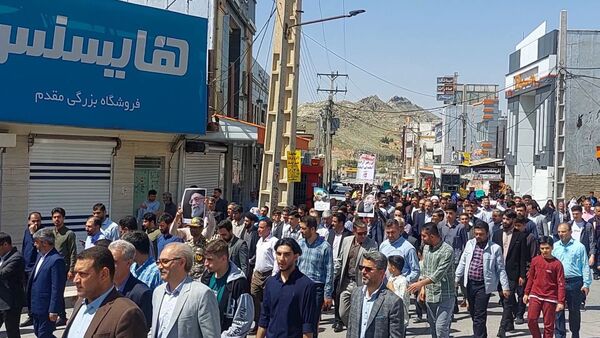 راهپیمایی روزجهانی قدس در شهرستان آبدانان 