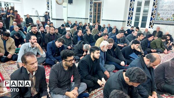 عزاداری فرهنگیان املش در چهلم رهبر شهید و شهدای مظلوم میناب 