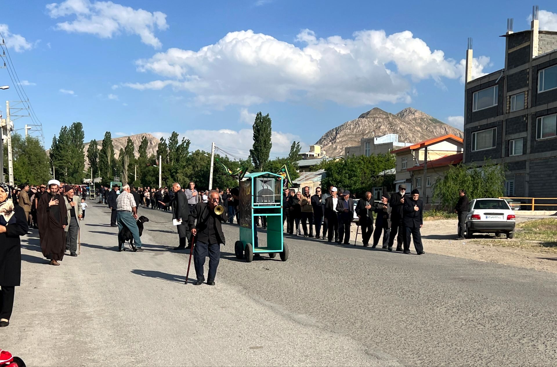 آیین طشت گذاری در روستای خوجین شهرستان خلخال