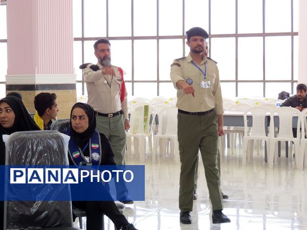 برگزاری اردوی تمشک پسران در اردوگاه شهید چمران بجنورد 