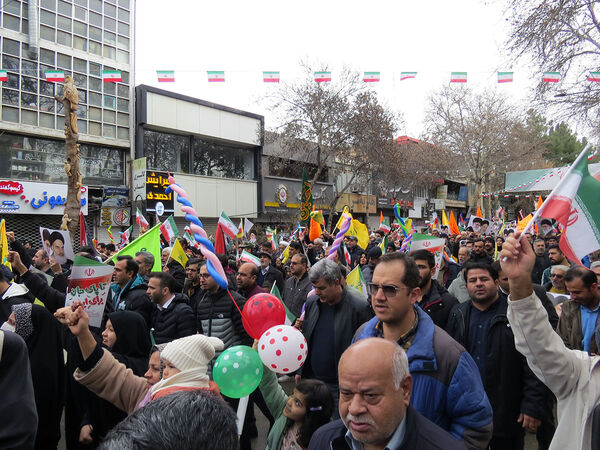 راهپیمایی روز ۲۲بهمن شهرستان بجنورد