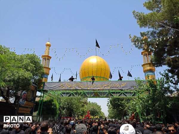 مراسم عزاداری تاسوعای  حسینی در حسینیه ابوالفضلی کاشمر 