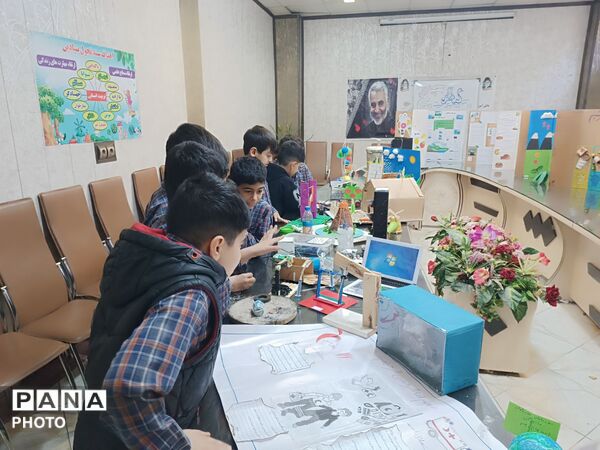 نمایشگاه «جابر دست‌سازه» مخترعان کوچک در آموزشگاه علامه طباطبایی پیشوا