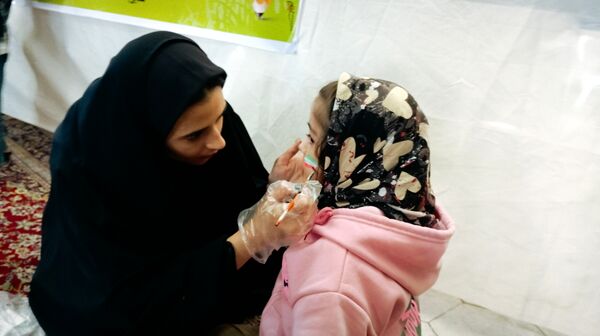 برپایی غرفه کودک در نماز جمعه شهرستان کاشمر 