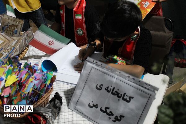 موکب دانش‌آموزی مدرسه الجواد در تجمعات شبانه شهر جوادآباد