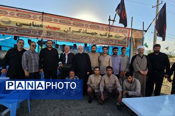 بازدید میدانی نماینده ولی‌فقیه و مدیر سازمان دانش‌آموزی استان کردستان از محل موکب‌های مستقر در مرز باشماق مریوان