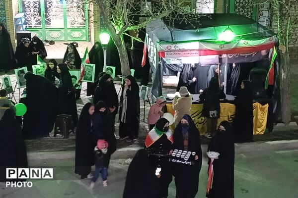 موکب هنرستان حضرت زهرا (س) به روایت تصویر