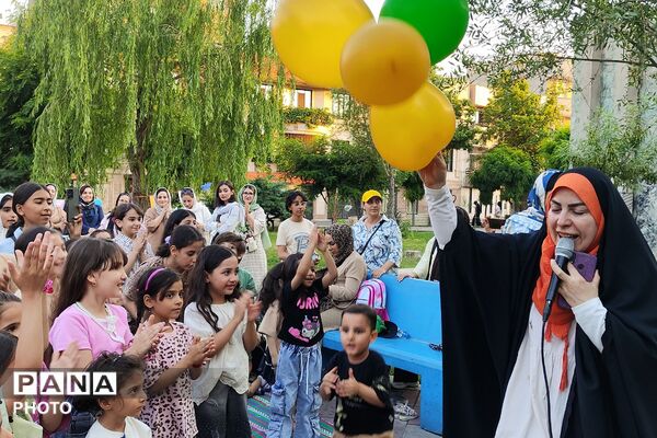 اجرای ویژه‌برنامه‌های فرهنگی و شاد برای کودکان به همت گروه جهادی ندای رسا در عید غدیر