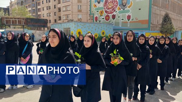 برگزاری «جشن جوانه‌ها» در مدرسه شهدای شهرداری ناحیه ۲ کرج