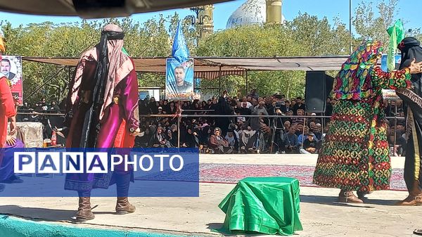 مراسم تعزیه‌خوانی شهادت امام رضا(ع) شهرستان میان جلگه نیشابور 