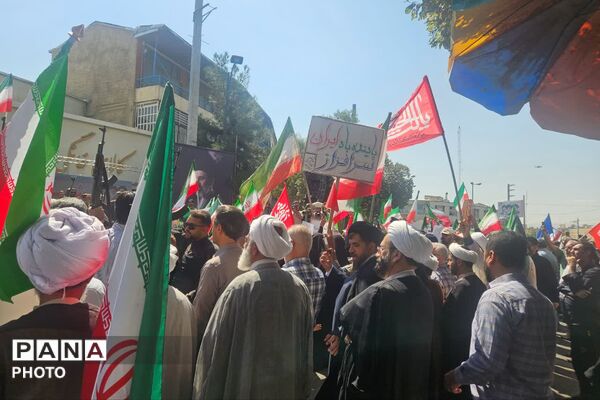 راهپیمایی جان‌فدایان ایران در شیراز - 2