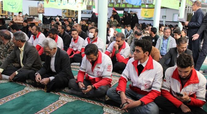 همایش اقتدار بسیجیان آشخانه 