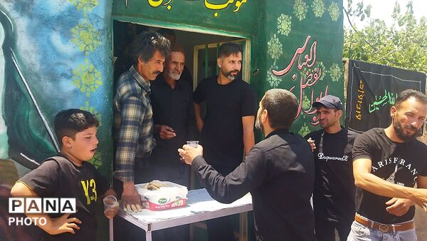 موکب قمر بنی هاشم روستای حسن آباد بلهر در روز عاشورای حسینی 