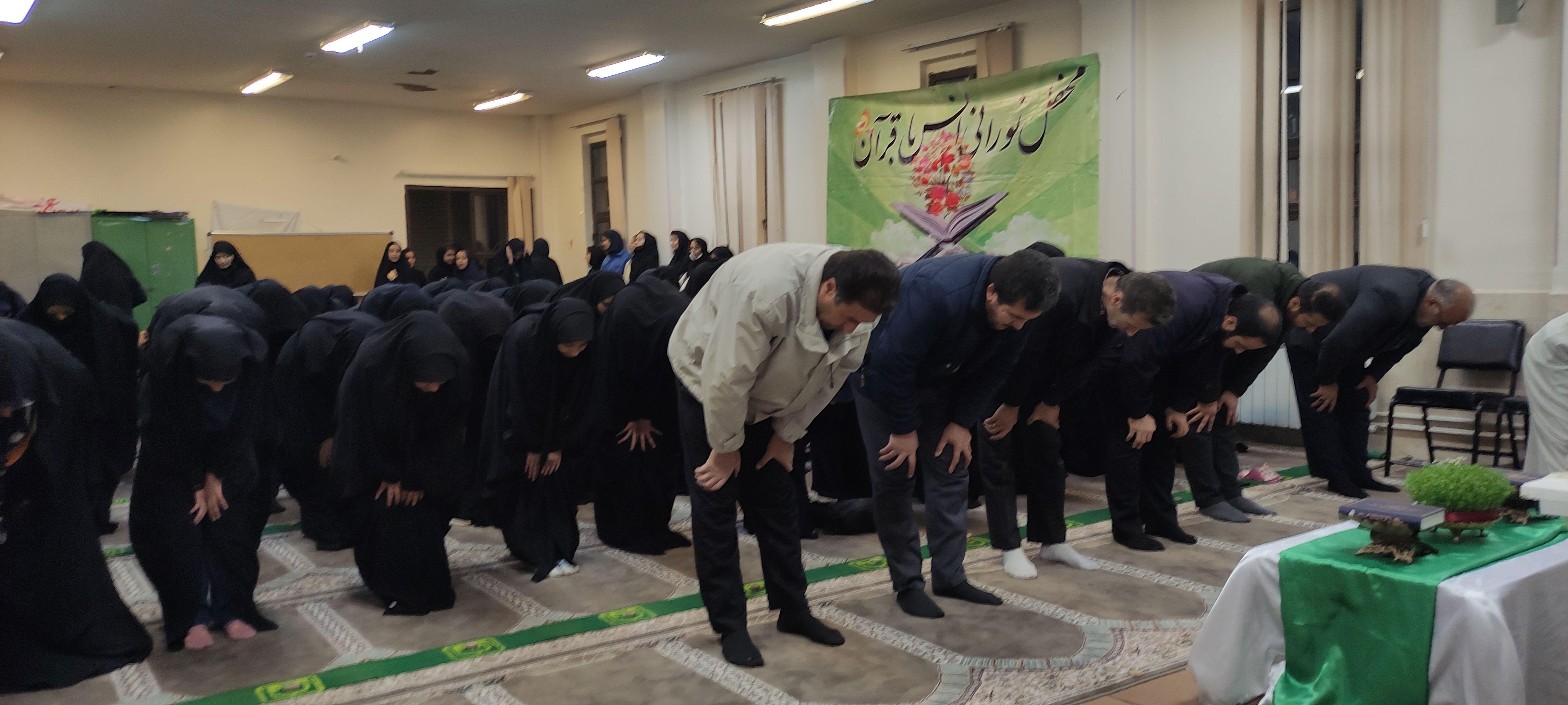 لحظات به یاد ماندنی افطار این‌بار در آموزشگاه فدک شهرستان بن 