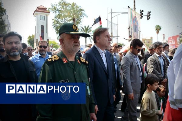 راهپیمایی روز قدس در بوشهر 