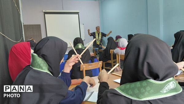 دوره آموزشی چوب و گره در کانون سراج ناحیه ۷
