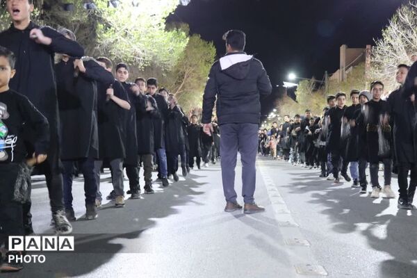 سوگواره دانش‌آموزی شهادت رهبر معظم انقلاب و شهدای میناب در ابرکوه