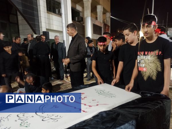 برگزاری مراسم عزاداری حضرت اباعبدالله الحسین (ع) در اداره‌کل آموزش و پرورش فارس